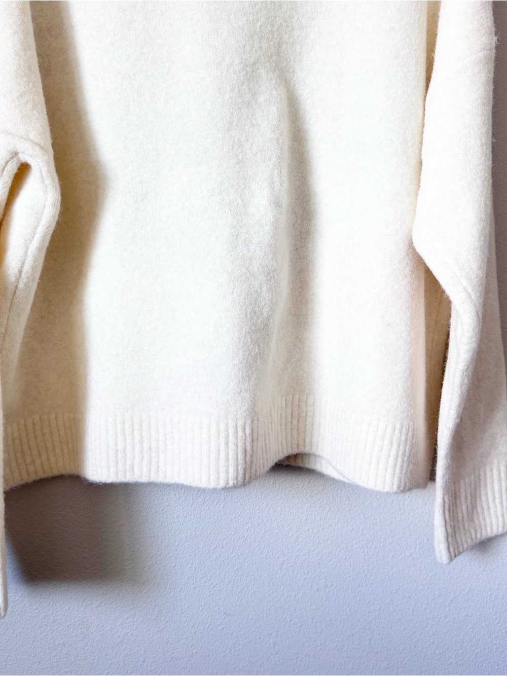 Ted Baker Cream Crewneck Sweater with Rose Motif - Picture 11 of 11